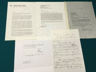 Vince Lombardi Hand Written Letter