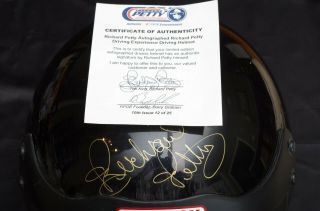 Autographed Richard Petty Driving Experience Full Size Simpson Helmet,  W/coa Xxl