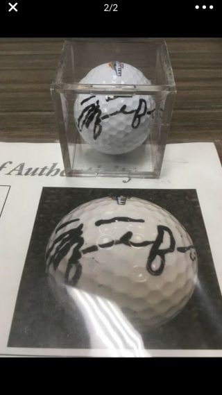 Michael Jordan Signed Autographed Golf Ball Jsa Letter Of Authenticity