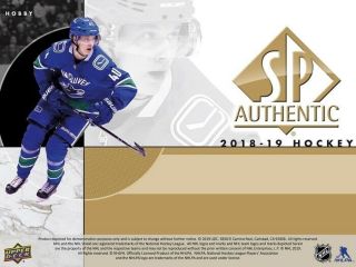 Ottawa Senators 2018/19 18/19 Sp Authentic Master Case Break 16x Boxes 2