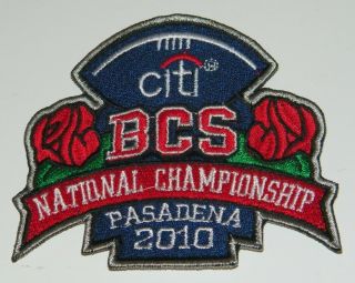Alabama Crimson Tide 2009 Bcs Football National Championship Patch Ua Vs Texas