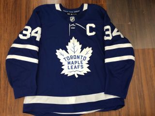 Toronto Maple Leafs Auston Matthews Adidas Mic Jersey Size 56