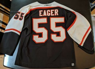 Ben Eager Philadelphia Flyers Game Worn Nhl Jersey Reebok 2006 - 07 Meigray
