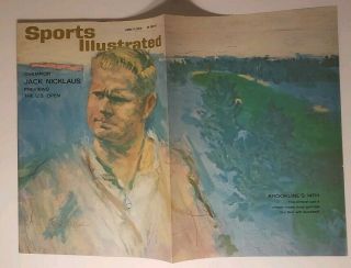 Sports Illustrated Jun 17,  1963 Jack Nicklaus Us Open No Label Newsstand