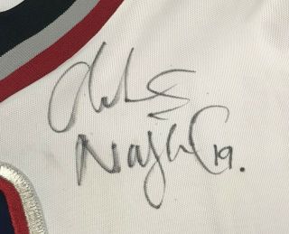 Markus Naslund Signed 1997 Game Canucks Jersey Japan Game One MeiGray 2