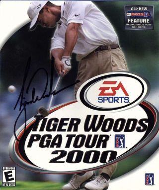 Tiger Woods Signed Autographed Pga Tour 2000 Pc Video Game Jsa Authentic