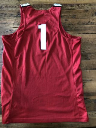 Ohio State Buckeyes Mens Medium Nike Elite Swingman Basketball Jersey Shirt Red 5