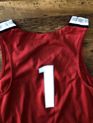 Ohio State Buckeyes Mens Medium Nike Elite Swingman Basketball Jersey Shirt Red 6