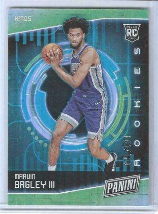 Rare 2018 Panini Cyber Marvin Bagley Iii Rookie Card Rc 28 001/199 Unique