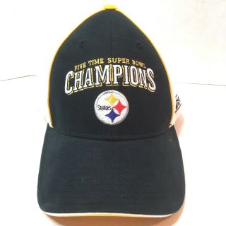 Pittsburgh Steelers Nfl Ball Cap Reebok Bowl Champions Fitted Stretch