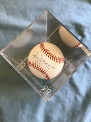 Joe DiMaggio 5 Autographed Signed Baseball with Certificate of Authenticity 2
