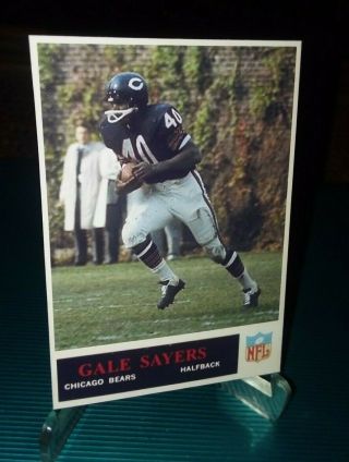 Chicago Bears Gale Sayers 1965 Style True Rc.  Custom Art Card Aceo.