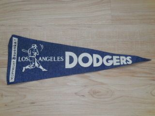 Los Angeles Dodgers - Vintage Felt Pennant/flag - Bazooka - World Series Champions