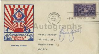 Bruce Sutter - Autographed 1939 " 100 Years Of Baseball " - First Day Cover