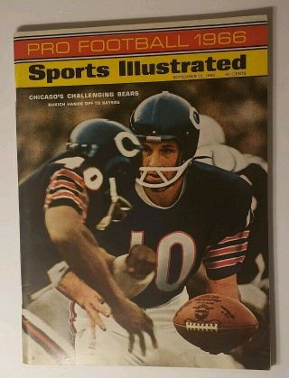 Sports Illustrated Sep 12,  1966 Chicago Bears Gale Sayers No Label Newsstand