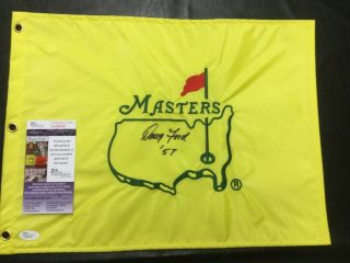 Doug Ford Signed Undated Masters Flag Champion Jsa Certified Autograph