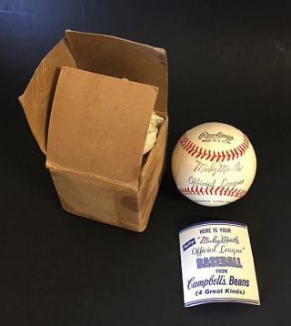 York Yankees Mickey Mantle Official League Campbell Souvenir Ball