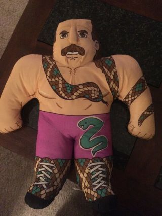 Tonka Wwf Jake The Snake Roberts Wrestling Buddies Plush Toy Figure Wwe