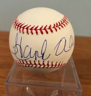 Hank Aaron Autographed Baseball - Steiner Sports Certified