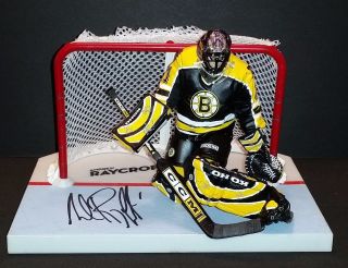 Andrew Raycroft Boston Bruins Autographed Signed Mcfarlane Nhl Hockey Figure