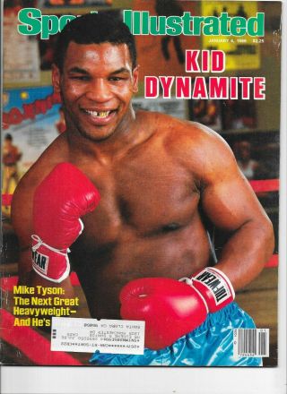 Sports Illustrated 1/6/86 Mike Tyson