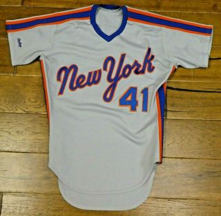 1983 - 85 Era Tom Seaver Game Worn Issued Ny Mets Authentic Pro Mlb Jersey