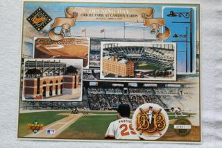 Baltimore Orioles Opening Day At Camden Yard Rare Limited Edition Print