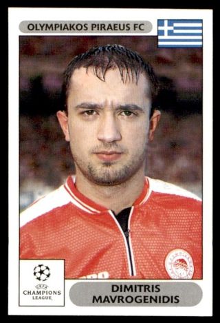 Panini Champions League 2000/2001 - Dimitris Mavrogenidis Olympiakos No.  120