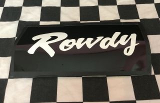 Kyle Busch “rowdy” 2019 Gander Outdoor Truck Series Name Rail