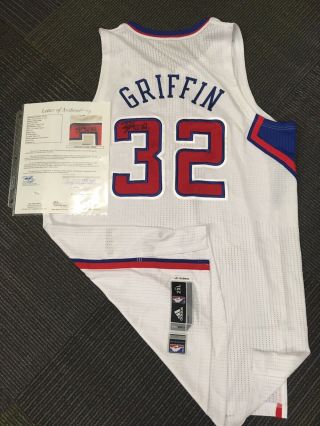 Blake Griffin Signed/autographed Game Used/issued La Clippers Jersey (jsa Loa)