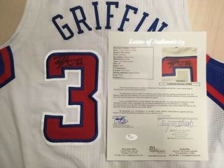 Blake Griffin Signed/Autographed Game Used/Issued LA Clippers Jersey (JSA LOA) 2