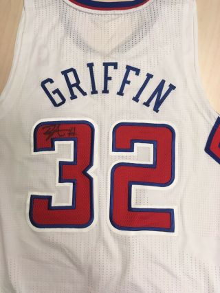 Blake Griffin Signed/Autographed Game Used/Issued LA Clippers Jersey (JSA LOA) 4