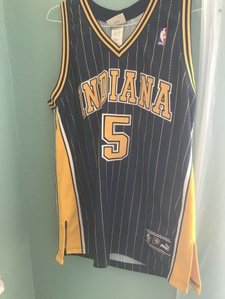 Indiana Pacers Jalen Rose 5 Jersey.  Size 44 Authentic Puma.
