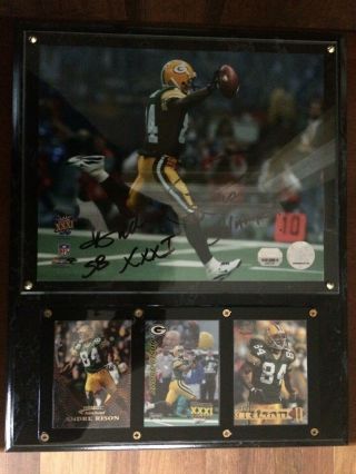 Green Bay Packers Plaque/s.  B.  Xxxi - Andre Rison