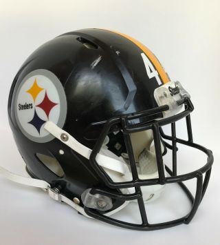 Tyler Matakevich 2016 Game Worn Pittsburgh Steelers Helmet 5