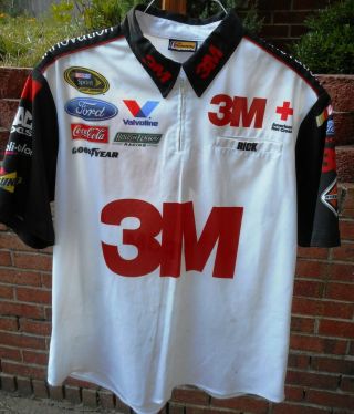 Greg Biffle 16 3m/roush Fenway Racing Race Day Pit Crew Shirt - 2xl
