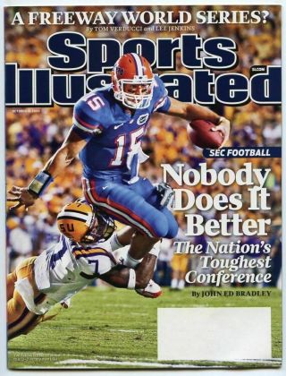 Si: Sports Illustrated October 19,  2009 Nobody Does It Better: Tim Tebow Florida
