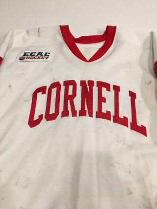 Game Worn Cornell Big Red Hockey Jersey Nike Bauer 31 Size 54G 3