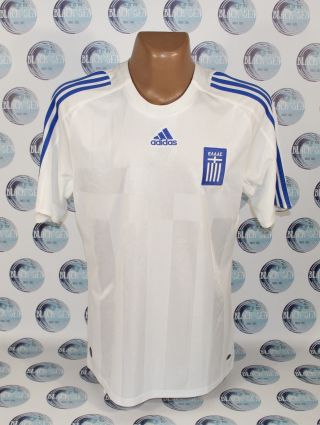 Greece National Team 2007 2008 Home Football Soccer Shirt Jersey Trikot Adidas L