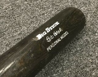 Bob Horner 1980 Game Bat 34 " Uncracked Psa/dna Loa Atlanta Braves