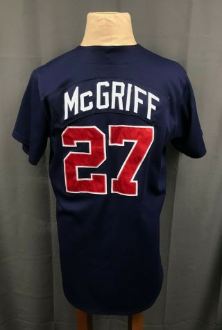 Fred Mcgriff 27 Game Atlanta Braves Practice Jersey Size 46