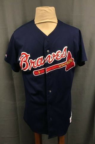 Fred McGriff 27 Game Atlanta Braves Practice Jersey Size 46 2