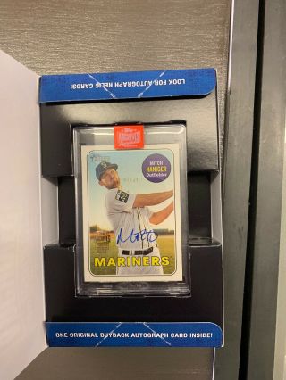 2019 Topps Archives Signature Series Auto Autograph Mitch Haniger 4/39