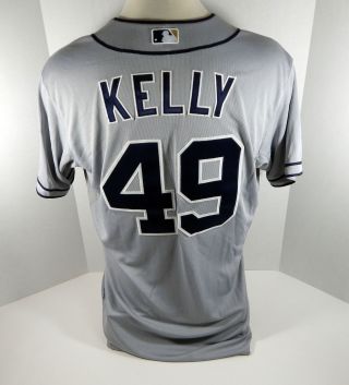 2013 San Diego Padres Casey Kelly 49 Game Issued Grey Jersey