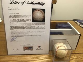 1956 Brooklyn Dodgers Signed Auto Baseball Jackie Robinson Pee Wee Reese Psa/dna