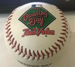 Houston Astros Opening Day Baseball 4/1/97 Rare