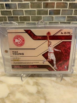 2018/19 Chronicles Trae Young Gold Standard RPA Rookie Patch Auto /25 Hawks 3