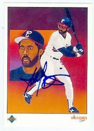 Harold Baines Autographed Baseball Card (chicago White Sox) 1989 Upper Deck 692