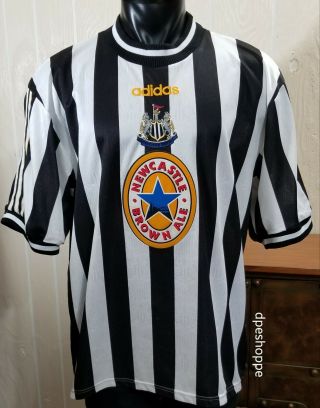 Adidas Newcastle United Football Soccer Home Jersey Shirt Adult Sz Xl.  England