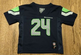 Nike - Marshawn Lynch - Seattle Seahawks Football Jersey 4t Toddler